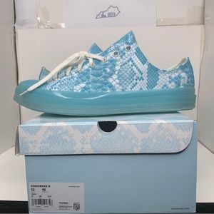 Converse Chuck Taylor 1970 Low x Golf Wang Blue Python 2022 Size 13M / 15W